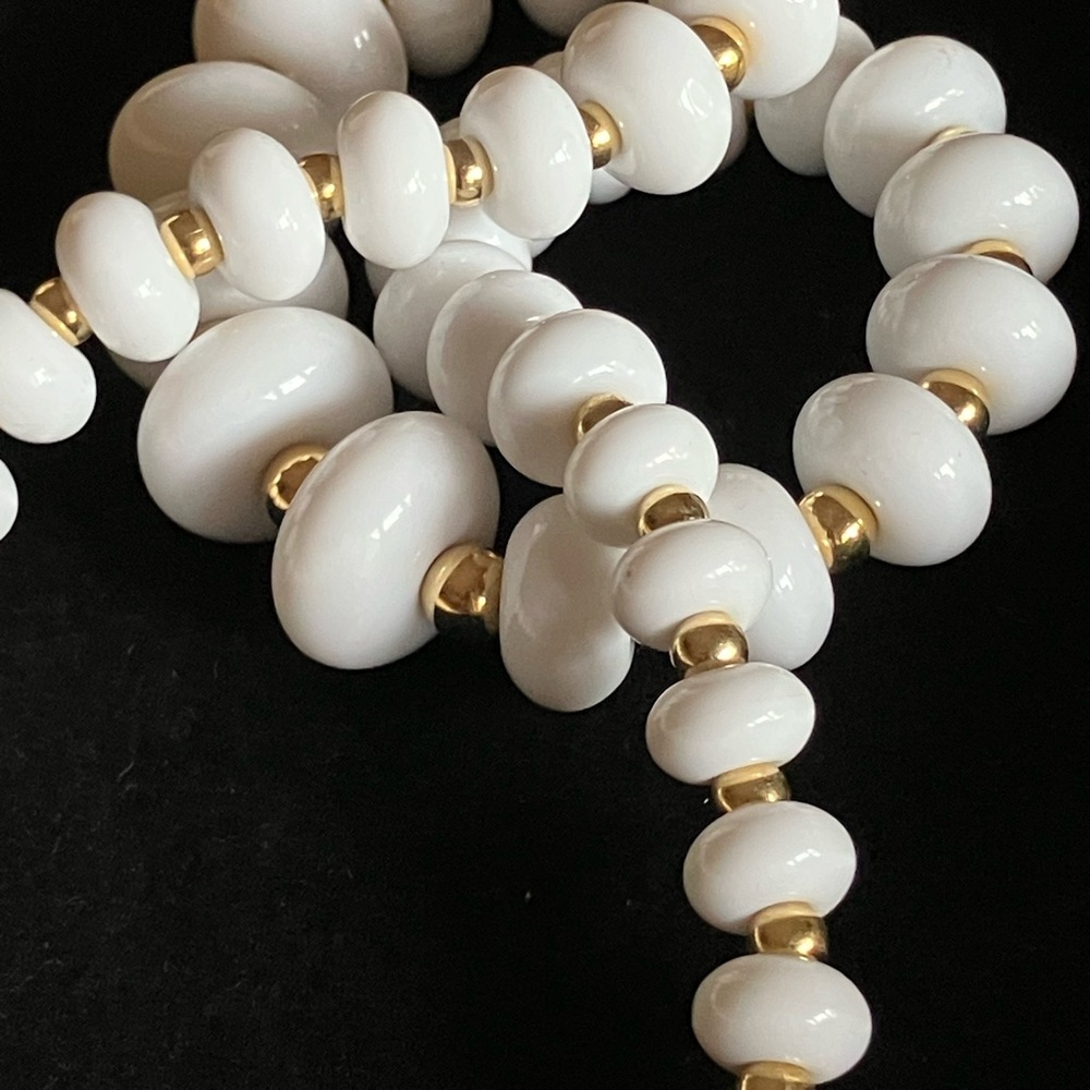 NAPIER NECKLACE WITH GOLD BEADS - Picture 10 of 11